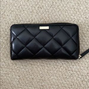 Kate spade quilted wallet